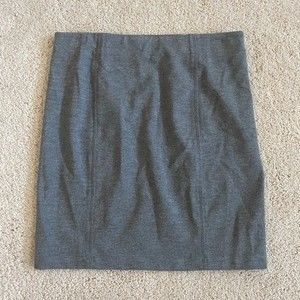 Aritzia Talula Mini Pencil Skirt Gray